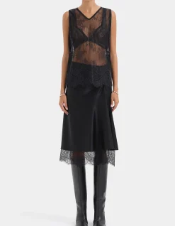 Ingrid Lace Midi Skirt