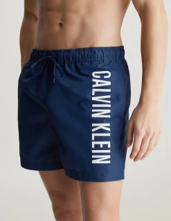 Intense Power Logo Medium Length Swim Shorts