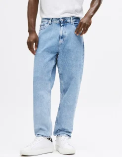 Isaac Relaxed Tapered Light Wash Jeans