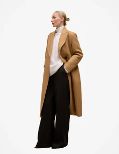 Italian Wool Cashmere Longline Coat