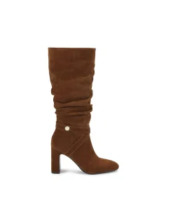Jackpot Slouch Leather Knee Boot