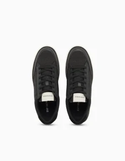Jacquard Sneaker with Allover Eagle Logo