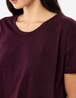 JADA ORGANIC COTTON KNIT TEE