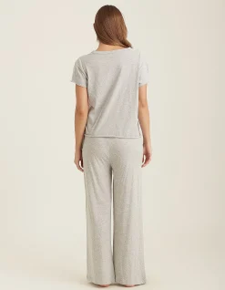 Jada Organic Cotton Boxy Tee Wide Leg Pant Set