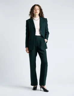JADE DOUBLE WEAVE BLAZER
