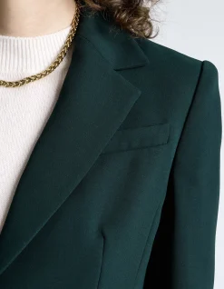 JADE DOUBLE WEAVE BLAZER