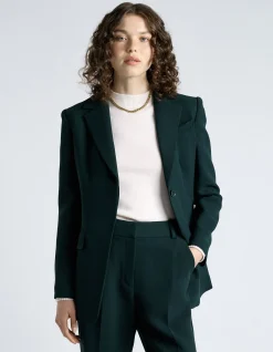 JADE DOUBLE WEAVE BLAZER