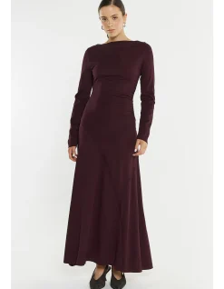 JADE SEAMED JERSEY DRESS
