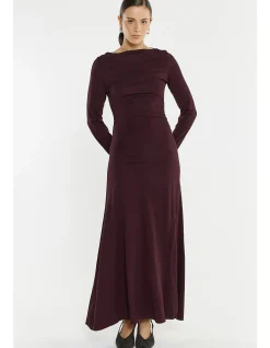 JADE SEAMED JERSEY DRESS