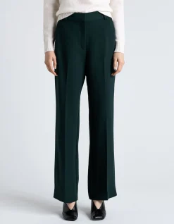 JADE DOUBLE WEAVE BOOT LEG PANT