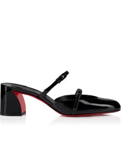 JANE NINA 55MM PATENT LINING BLACK PUMPS