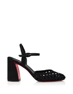 JANE PUMP NANDINA 85MM CREPE SATIN LINING BLACK