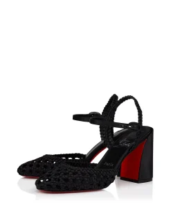 JANE PUMP NANDINA 85MM CREPE SATIN LINING BLACK