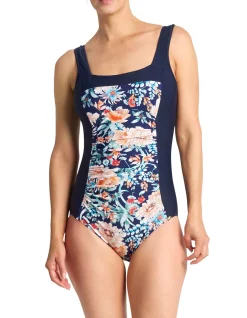 Jantzen Select Square Neck One Piece Swimsuit