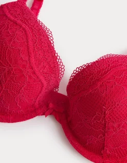 Jasmine Lace Wired Plunge Bra