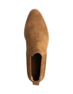 Jassie Toast Suede Leather Ankle Boot