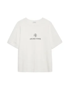 JAYLIN AB MONOGRAM T-SHIRT IVORY