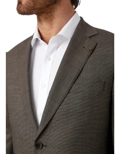 JB CHOC STRETCH NOTCH LAPEL SUIT JACKET