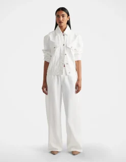 Jenna Mid Rise Palazzo Wide Leg Jeans