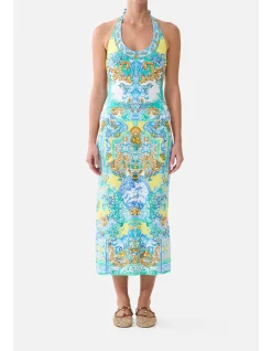 JERSEY HALTER DRESS