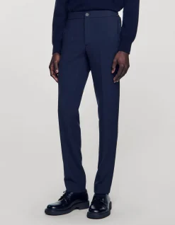 Jersey Straight Leg Technical Trousers
