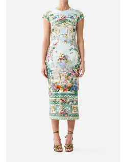 JERSEY TANK DRESS WITH CAP SLEEVES