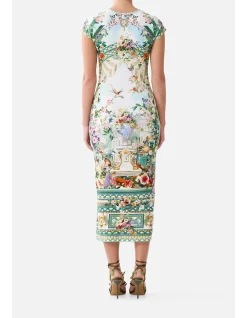 JERSEY TANK DRESS WITH CAP SLEEVES