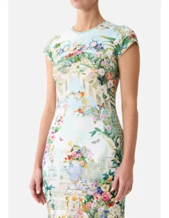 JERSEY TANK DRESS WITH CAP SLEEVES