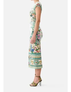 JERSEY TANK DRESS WITH CAP SLEEVES