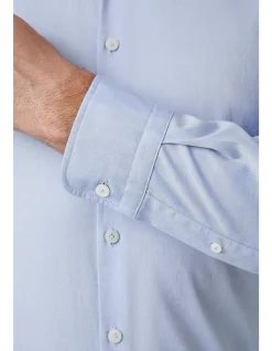 JERVIS BLUE OXFORD COTTON SHIRT