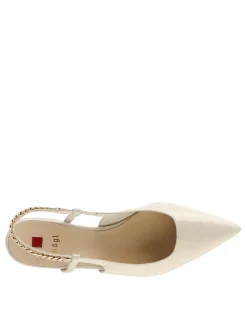 Jessica Patent Leather Slingback Flat
