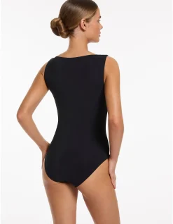 Jetset Boat Neck One-Piece