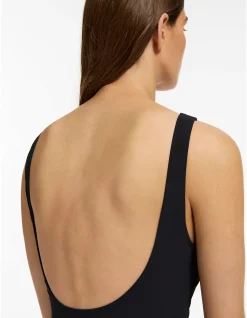 Jetset Scoop Neck High Leg One Piece Swimsuit