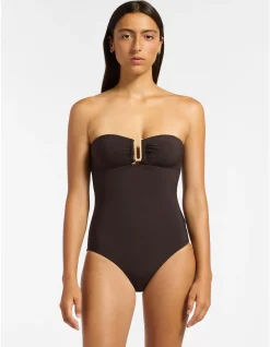 Jetset Bandeau One Piece Swimsuit