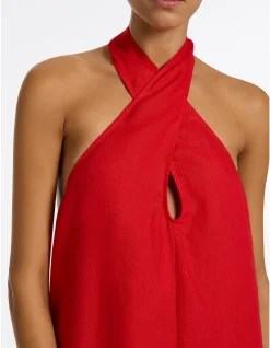 Jetset Low Back Halter Dress