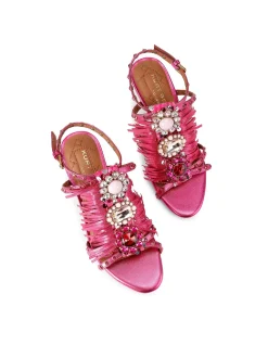 JEWEL FRINGE SANDAL