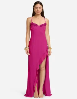 JIONNI RUFFLE MAXI DRESS