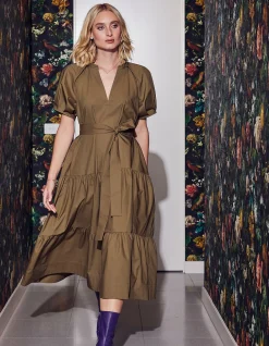 JOAN MAXI DRESS IN KHAKI