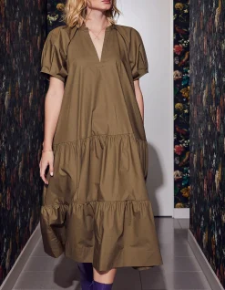 JOAN MAXI DRESS IN KHAKI
