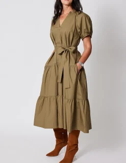 JOAN MAXI DRESS IN KHAKI