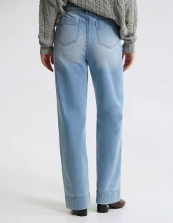 JOANIE POCKET FRONT DENIM JEANS