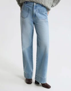 JOANIE POCKET FRONT DENIM JEANS