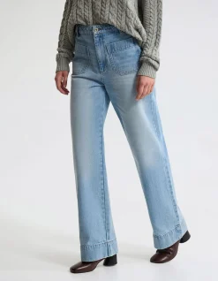 JOANIE POCKET FRONT DENIM JEANS