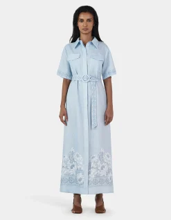 JOE LINEN MIDI DRESS