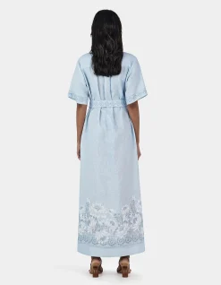 JOE LINEN MIDI DRESS