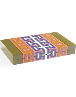 Jonathan Adler Madrid Backgammon Set Lacquer