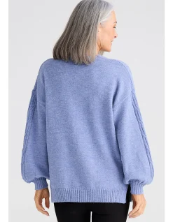 Jordi Cable Knit V Neck Relaxed Jumper