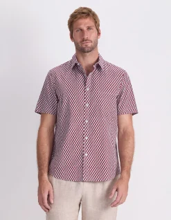 JOSS SHORT SLEEVE PRINT SHIRT
