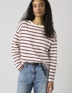 Julie Slub Long Sleeve Top