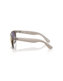 JUNIOR JUSTIN TRANSPARENT VIOLET PINK MIRROR SILVER GRADIENT